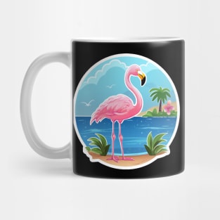 Flamingo Sticker: Channel Your Inner Grace Mug